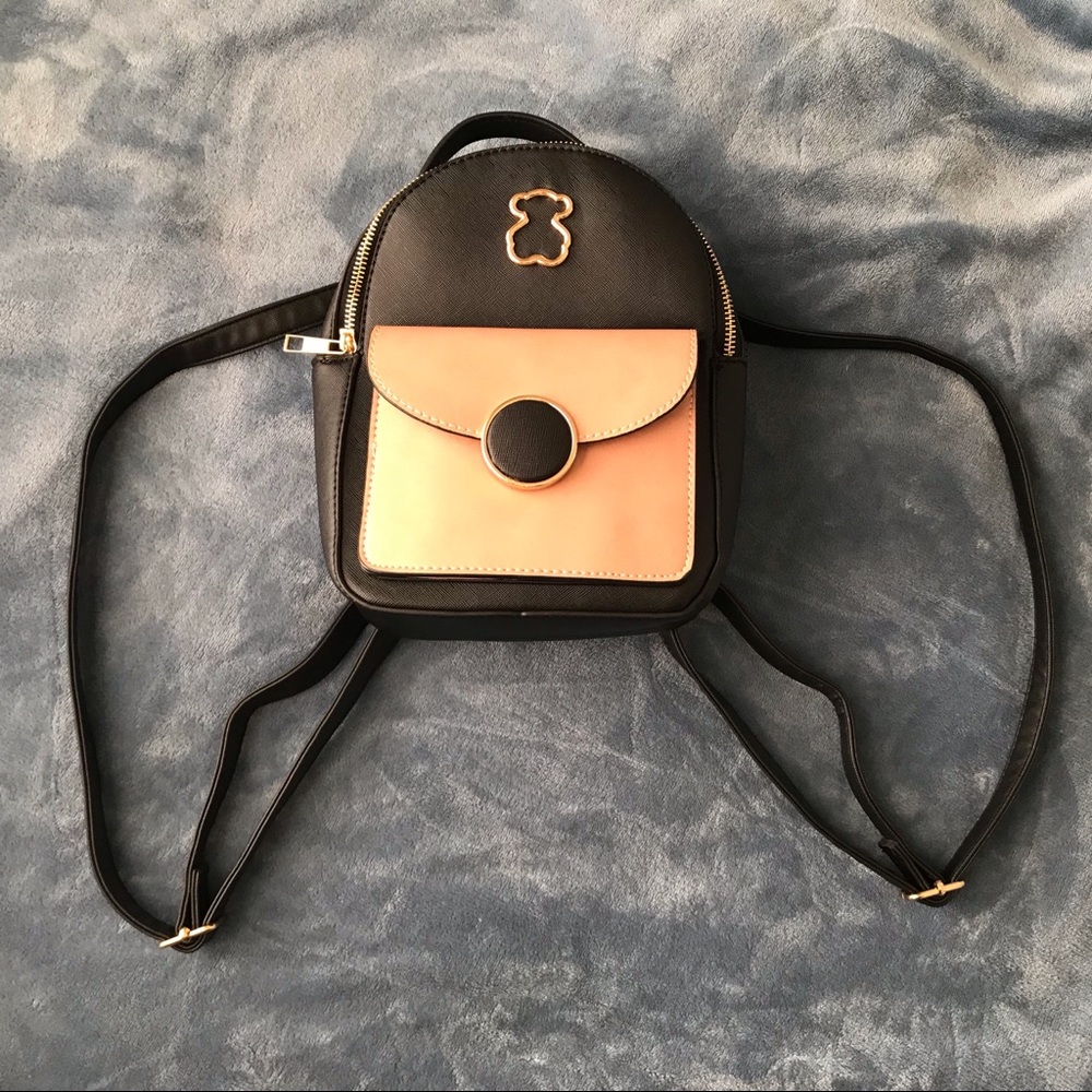 Metal Bear Logo Mini Back Pack